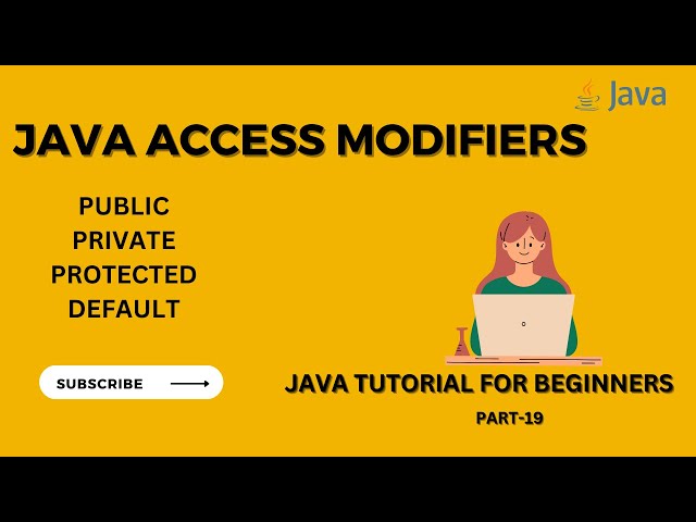 Access Modifiers in Java  | Java Tutorial for Beginners - Part 19