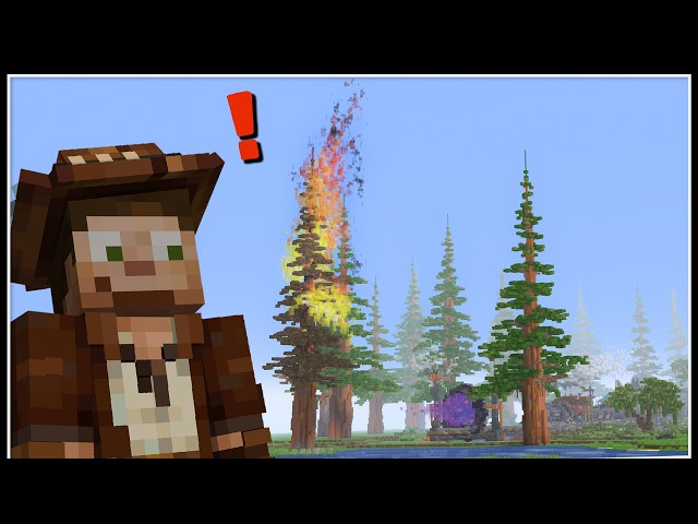 BURNING DOWN My Trees!  -   Hermitcraft  Episode 23