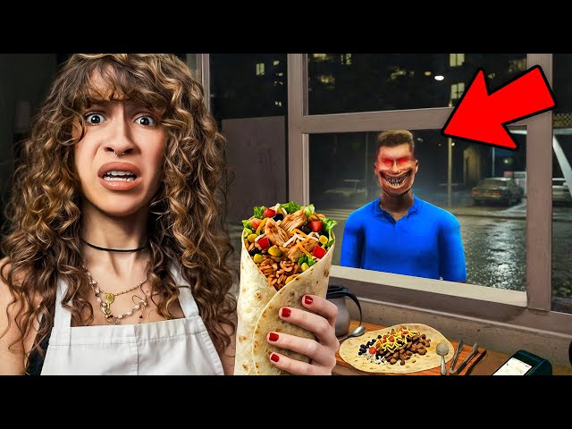 VENDIENDO COMIDA EN UN KIOSKO A LAS 3AM..😰| Roblox Shawarma 