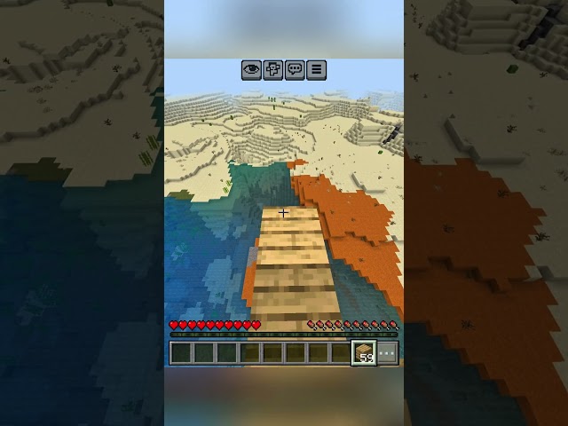 Java players are jealous because of this feature in badrock#mincraftshorts #shorts