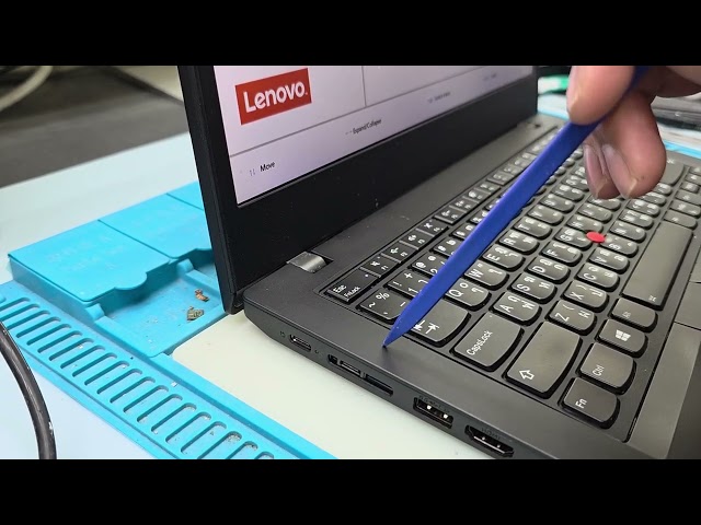 Lenovo Thinkpad L14 USB C ชาร์จไม่เข้า โดยช่างเป้ Smile IT Service พื้นที่ให้บริการ บางนา