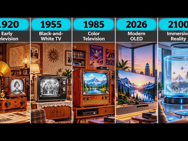 🍿The Evolution of Television — 1920 to 2100