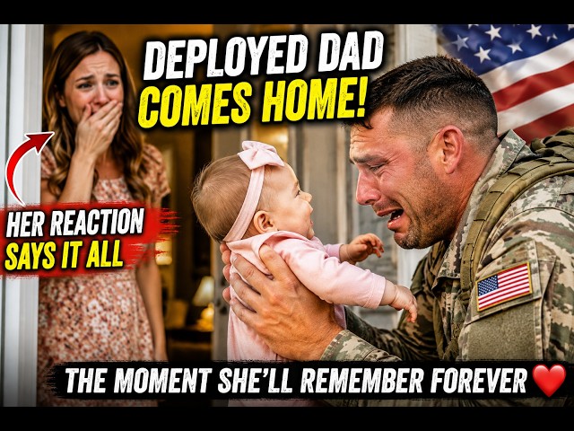 Deployed Dad Comes Home… His Baby’s Reaction Says It All ❤️#LivestreamUSA