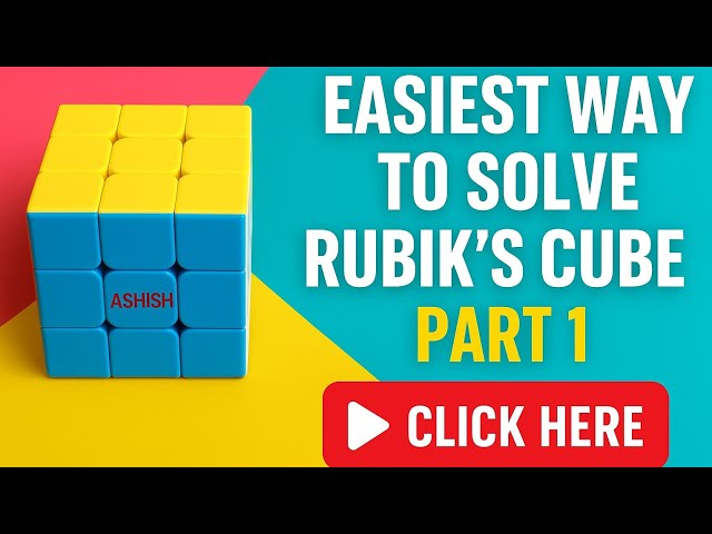 "Complete Beginner’s Guide to Solving the Rubik’s Cube | Part 1"#RubiksCube #RubiksCubeTutorial