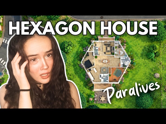 I TRIED To Build A House Shaped Like a Hexagon In Paralives?!
