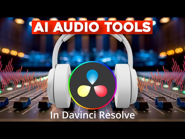 Davinci Resolve - 5 AI Audio Tools in 5 Minutes!