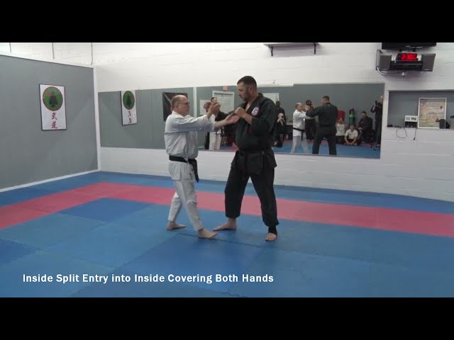 Inside Split Entry (Inside Cover Hand) into Strikes, Traps, Locks, Arm Bars & Takedowns - clip #6