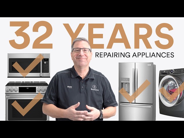 32 Years of Appliance Repair: What I Would Actually Buy (All Categories)