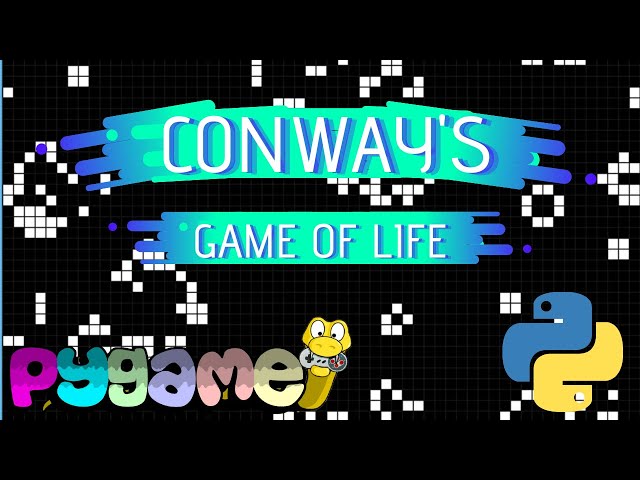 Conway's Game of Life using Python Pygame (Cellular Automata)
