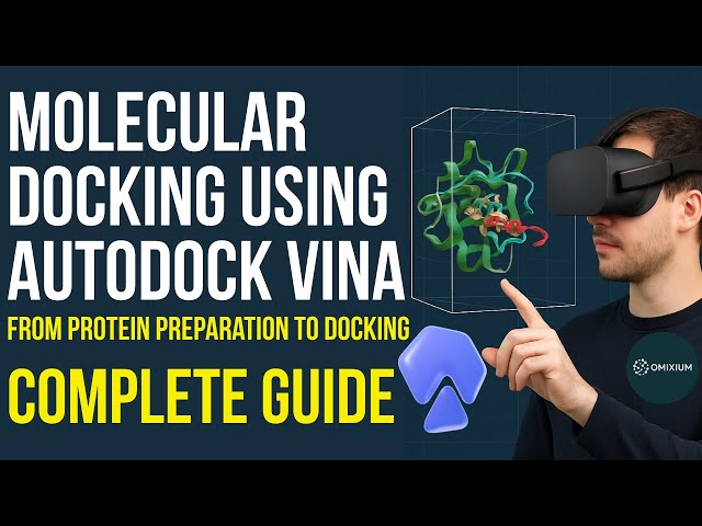 Molecular Docking Using AutoDock Vina | Complete Step-by-Step Guide from Protein Preparation to Dock