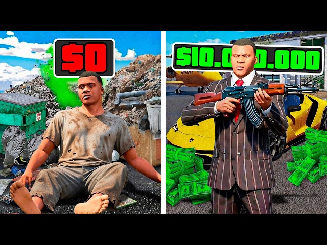 $0 al HOMBRE más RICO en GTA 5 REALISTA