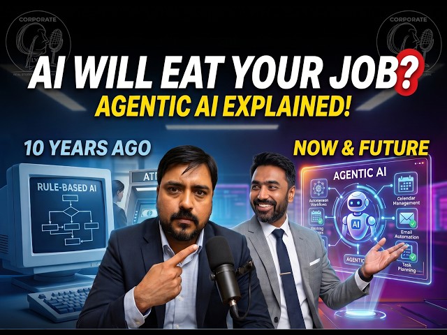 Will AI Take Your Job? 🤖 Generative AI vs Agentic AI Explained | Corporate Lyfe