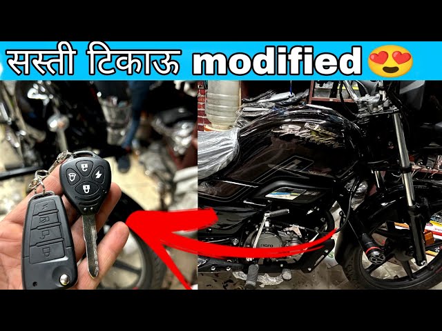 2024 Hero Super Splendor Modification 🔥 | Super Splendor centre lock install | Cheap Modified