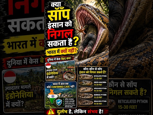 Can a Snake Swallow a Human Whole? Why Most Cases Happen in Indonesia, Not India