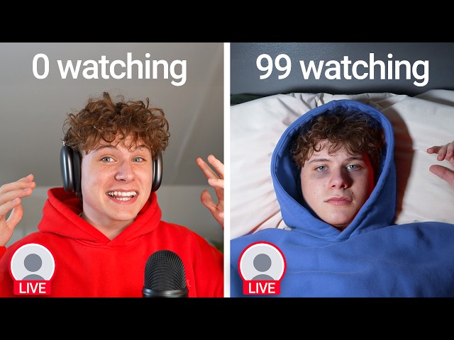 I Went Live on a Secret Channel Until I Had 100 Viewers