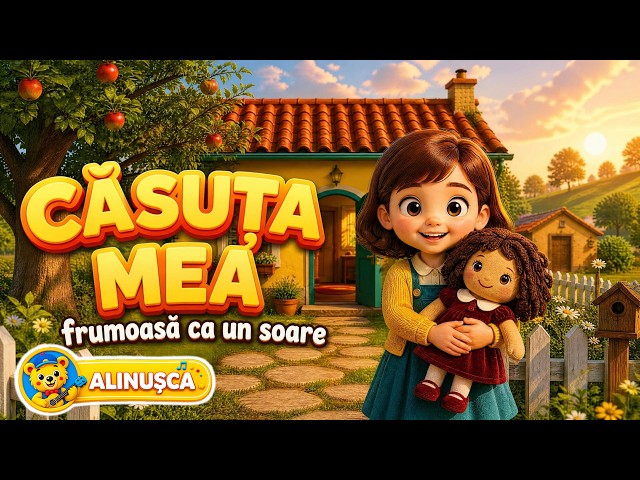 Căsuța Mea 🏡 | Cântec Animat pentru Copii despre Acasă | Alinușca