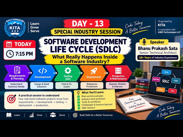 Topic: Software Development Life Cycle (SDLC) –