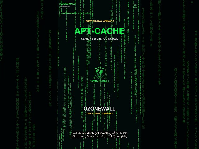 apt-cache Command: Search Packages Before You Install | OZONEWALL Daily Linux Command