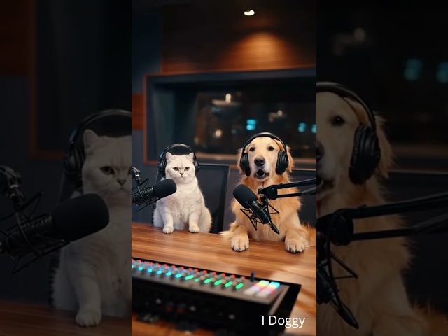 萌寵電台開播！兩隻毛孩的魔性對話，笑著笑著就哭了...