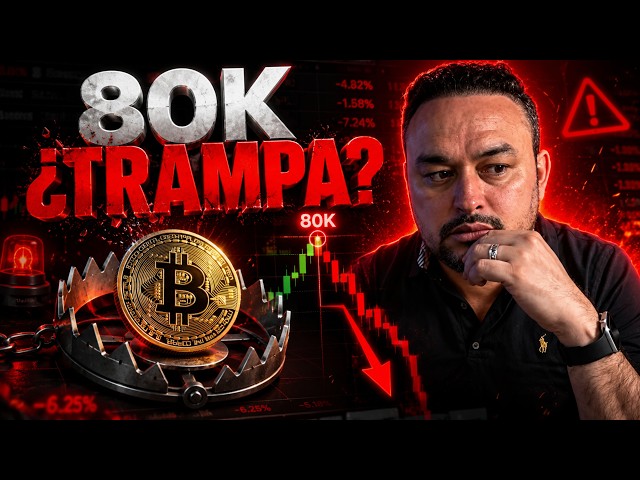 ¿TRAMPA EN LOS $80,000 O BITCOIN SE PREPARA PARA EXPLOTAR? 🚨🔥