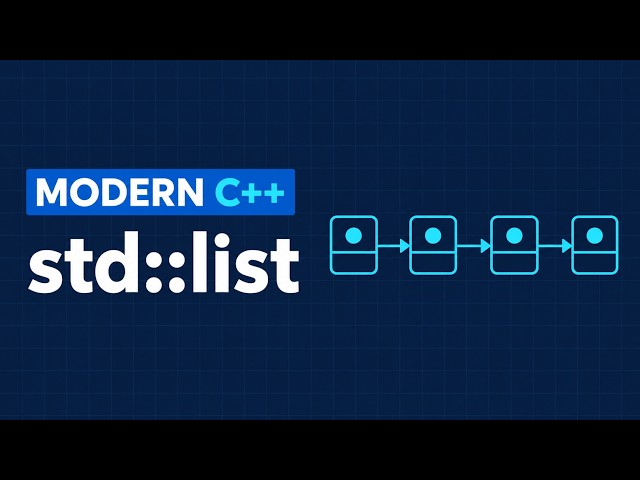 std::list in 10 Minutes: Big-O, Nodes and Memory Layout