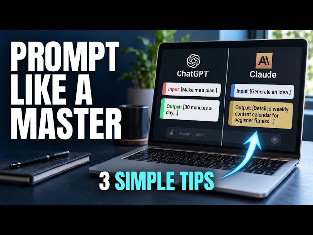 MASTER ChatGPT and Claude Prompts (3 Simple Tips)