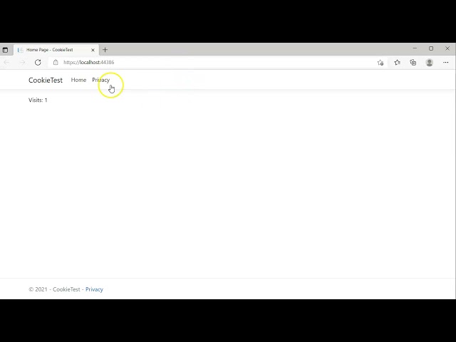 ASP.NET Core MVC Cookie Management