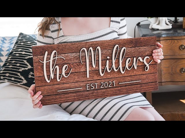 Family Name Signs | Drapela Works