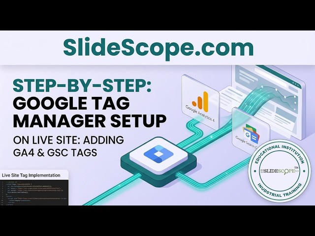 Google Tag Manager Setup on Live Site and adding GA4 and GSC Tags