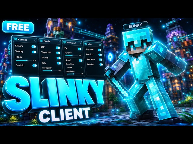 FREE Slinky Client Cracked 26.2: Slinky Ghost Client With Killaura & Autoclicker