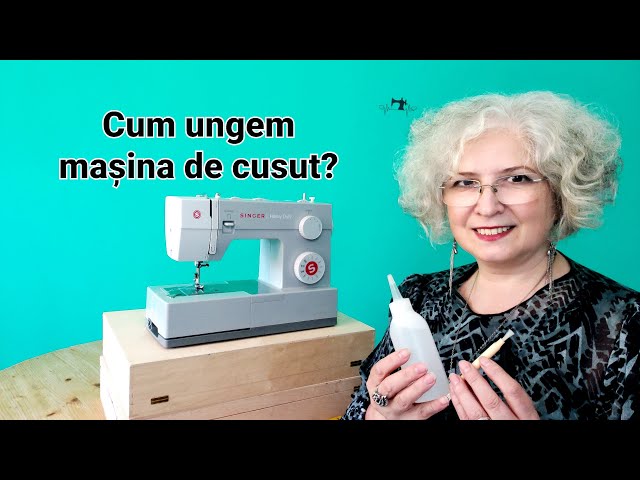How do we oil the sewing machine?