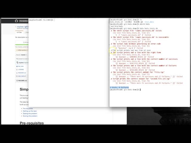 git-bats-demo solution, part 2 of 5 (testing with bats)