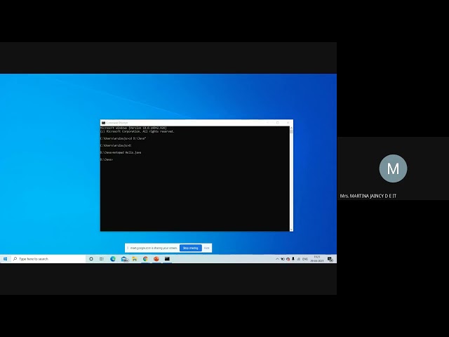 Hands-on Session in Core Java Part1