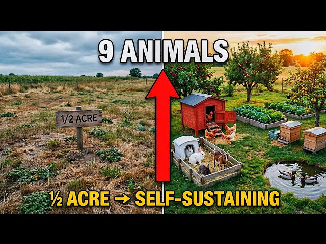 9 Animals That Turn Half Acre Into a Self Sustaining