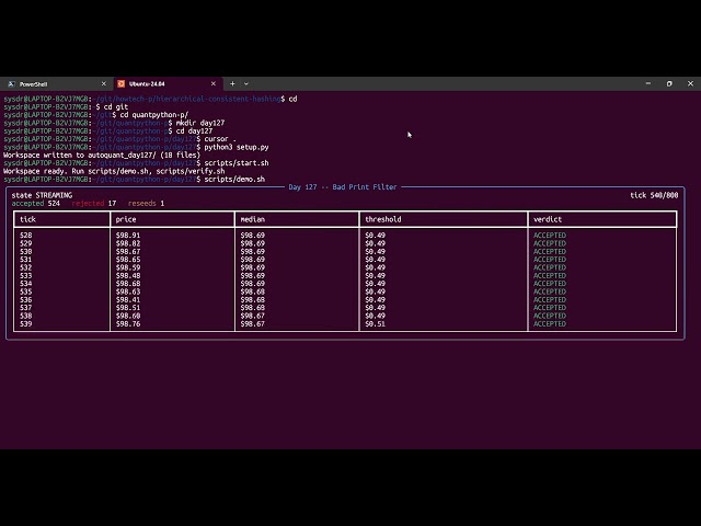 Build a Bad Print Filter in Python | Hampel MAD Tick Outlier Detection for Algo Trading (Day 127)