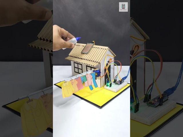 Rain Detector System | Arduino Project #robotics #experiment #useful #innovation #diy #shorts #viral