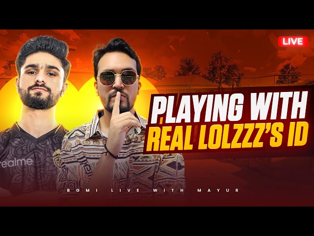 LETS PLAY @LoLzZzGaming BGMI ID - BGMI LIVE🔴