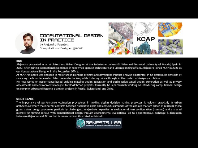 Genesis Lab_ Computational Design in Practice by Alejandro Fuentes Arias