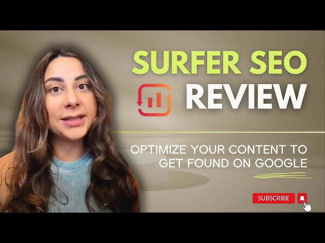 Optimize Your Content For Search with Surfer SEO | Full Review