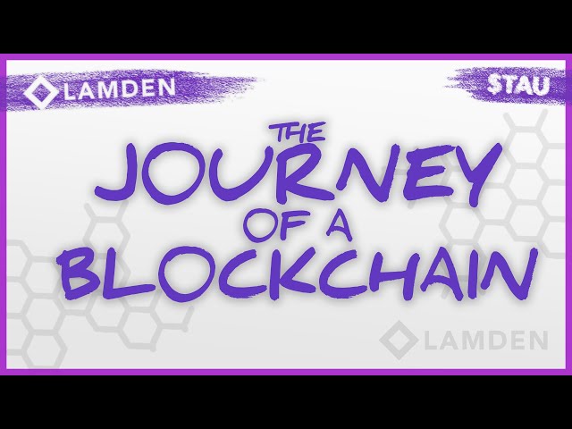 Lamden; Journey of a Blockchain