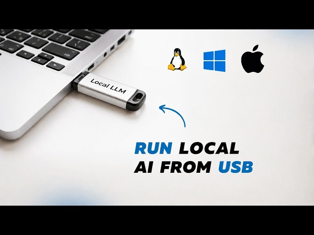 Run Local AI from USB - Windows, Mac & Linux (No Internet) 🔥