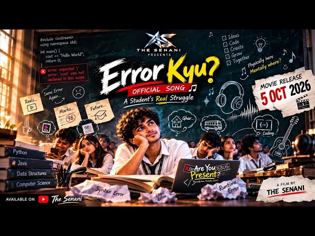 🎵 ERROR KYU? — Official Song🎬 From the AI-Generated Short Film “Are You Present?”
