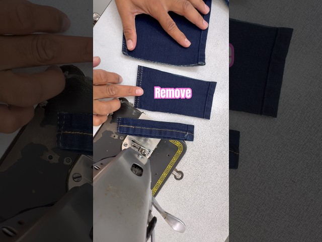 Alteration tips and tricks 1190 #sewing #shorts #jeansalteration