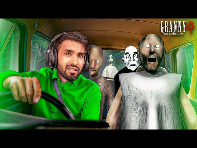 CAN I ESCAPE FROM GRANNY AND GRANDPA'S HOUSE | TECHNO GAMERZ HORROR GAME | TECHNO GAMERZ