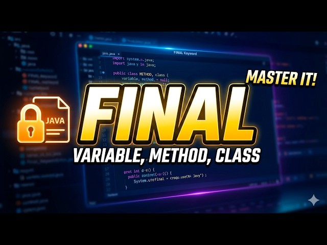 Java Final Keyword Explained: Finally vs Finalize vs Final (Gujarati)