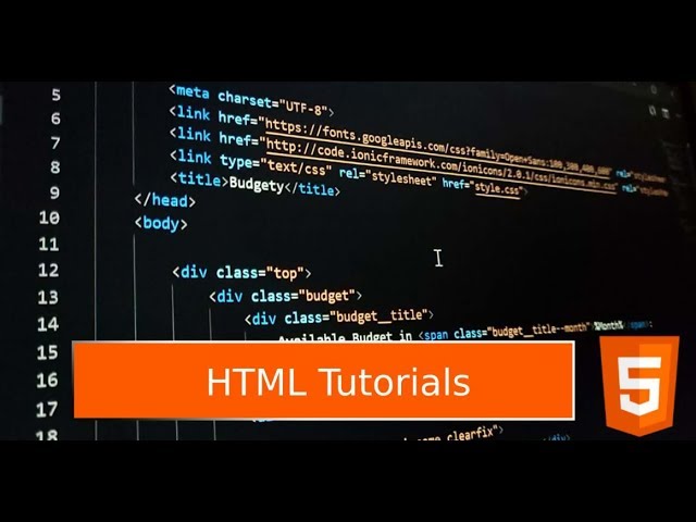 HTML TUTORIALS : PART 1 - Creating Your First Website