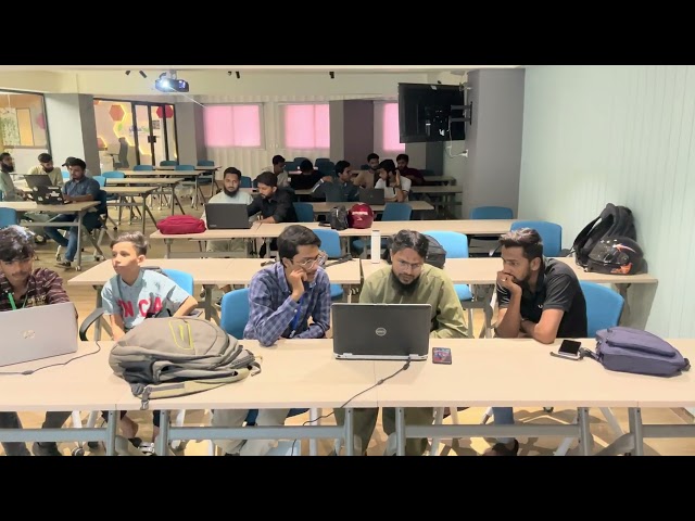 class activity is going on