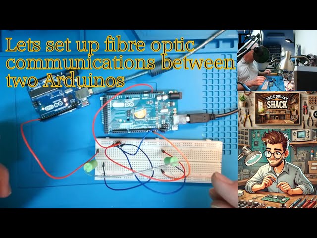 # 🚀 Arduino Fiber Optic Communication Project – DIY PETG Light Pipes!