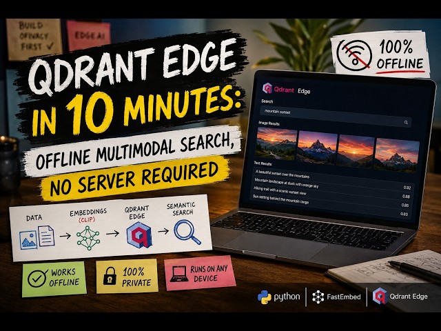 Qdrant Edge in 10 Minutes: Offline Multimodal Search, No Server Required - AI House & HiDevs