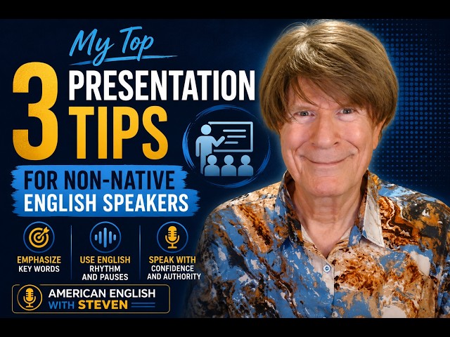 My Top 3 Presentation Tips for Non Native English Speakers
